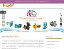 Tablet Screenshot of kissanpump.com